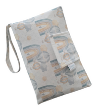 Load image into Gallery viewer, Rainbows & Hot Air Balloons Nappy Wallet