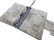 Load image into Gallery viewer, Rainbows & Hot Air Balloons Nappy Wallet