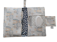 Load image into Gallery viewer, Rainbows & Hot Air Balloons Nappy Wallet