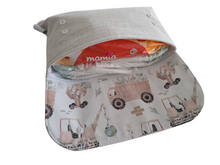 Load image into Gallery viewer, Pastel Construction Nappy Clutch