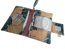 Load image into Gallery viewer, Metallic Leaves Nappy Wallet