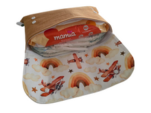Load image into Gallery viewer, Vintage Aircraft Nappy Clutch