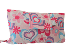 Load image into Gallery viewer, Pink hearts Nappy Wallet