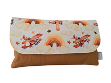 Load image into Gallery viewer, Vintage Aircraft Nappy Clutch