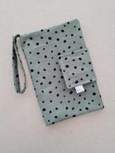 Load image into Gallery viewer, Green Dots Nappy Wallet (Pre Order - Dispatches in 10-12 days)