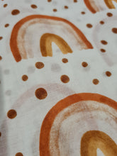 Load image into Gallery viewer, Rainbow Dots Cotton Muslin Swaddle Sz. LRG