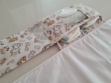 Load image into Gallery viewer, Baby African Animals Nappy change mat clutch