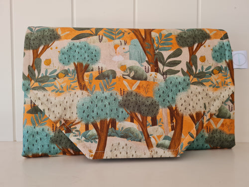 In To The Woods Nappy change mat clutch (Pre Order- Dispatches in 12 days)