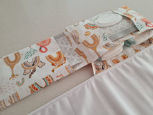 Load image into Gallery viewer, Boho Animal Rainbows Nappy Change Mat Clutch (Pre Order - Dispatches in 12 days)