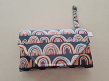 Load image into Gallery viewer, Midnight Rainbows Nappy Change Mat Clutch