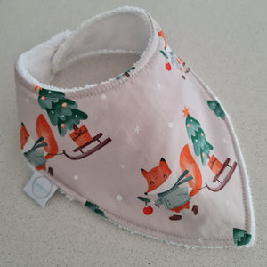 Foxy Xmas Dribble Bib