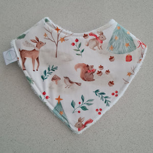 Xmas Forest Dribble Bib