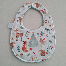 Load image into Gallery viewer, Xmas Forest Oval Bib