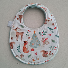 Load image into Gallery viewer, Xmas Forest Oval Bib