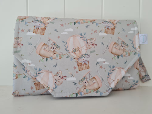 koala & Friends Nappy change mat clutch (Pre Order - Dispatches in 12 days)