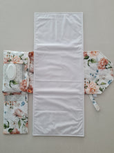 Load image into Gallery viewer, Cream Roses change mat clutch DELUXE