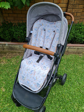 Load image into Gallery viewer, Shelby Turtle / Dusty Rose Universal Pram Liner