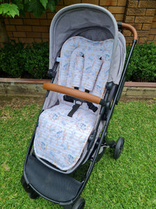 Shelby Turtle / Dusty Rose Universal Pram Liner