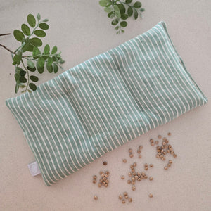 Sage Stripe Linen Medium Heat pack