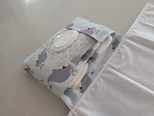 Load image into Gallery viewer, Wendy the Whale Nappy change mat clutch STANDARD