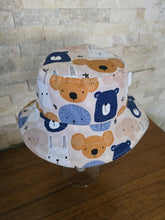 Load image into Gallery viewer, Childrens bucket hats, bucket hat, reversible bucket hat, hat, Childrens hat.
