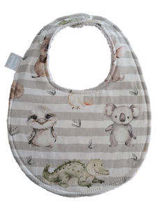 Aussie Animals Oval Bib