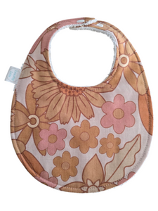 Vintage Bloom Oval Bib