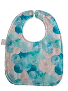 Watercolour Bursts waterproof Bib