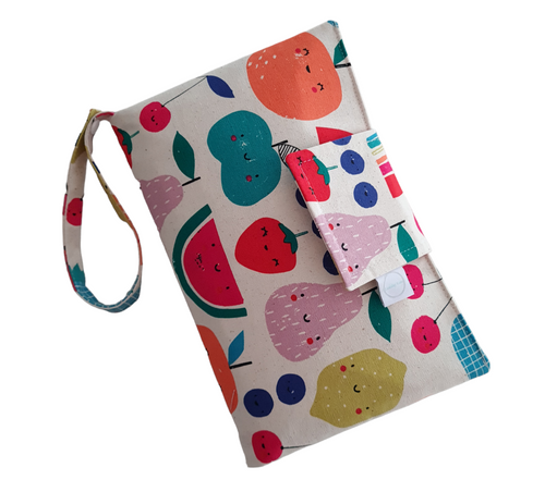Fruity Face Nappy Wallet (Pre order - Dispatches in 12 days)