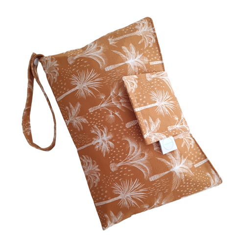 Terracotta Palms Nappy Wallet
