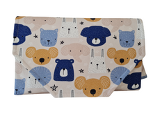 Load image into Gallery viewer, Animal Faces change mat clutch DELUXE (2NDS)