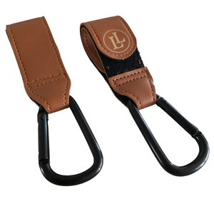 Faux Leather Pram Hooks