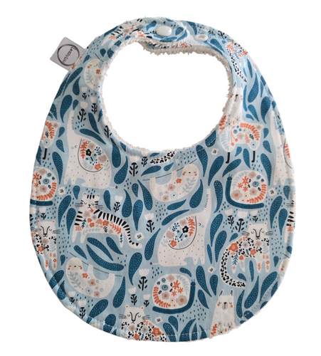 Elle Elephant Oval Bib