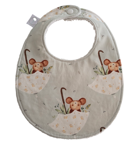 Mouse Oval Bib