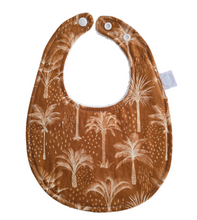 Load image into Gallery viewer, Mustard Palm Oval Bib