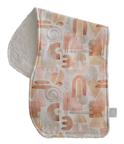 Abstract Shapes Burp Cloth