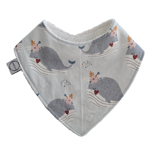 Wendy Whale Dribble Bib