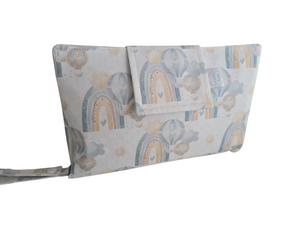 Rainbows & Hot Air Balloons Nappy Wallet