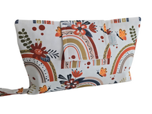 Load image into Gallery viewer, Floral Rainbows Nappy Wallet