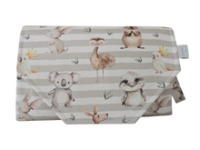 Load image into Gallery viewer, Aussie Animals Nappy change mat clutch DELUXE