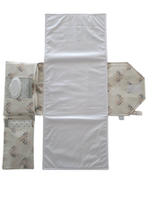 Load image into Gallery viewer, Floral Hearts Nappy change mat clutch DELUXE