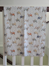 Load image into Gallery viewer, Tractor Bamboo Cotton Muslin Swaddle