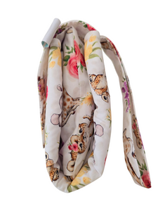 Floral Safari Babies change mat clutch DELUXE