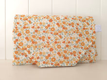 Load image into Gallery viewer, Mustard Garden change mat clutch (Pre Order - Dispatches in 12 days)