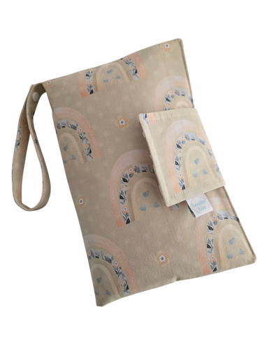 Floral Rainbow Nappy Wallet
