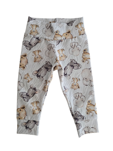 Safari Animal leggings sz 3-6 Months
