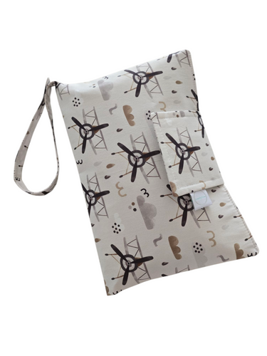 Stormy Aircraft Nappy Wallet