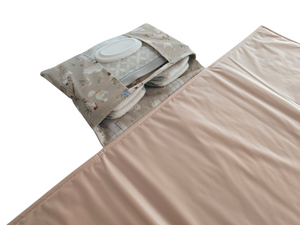 Meadow Nappy change mat clutch w/Zippered Pocket