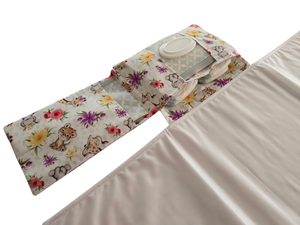 Floral Safari Babies change mat clutch DELUXE