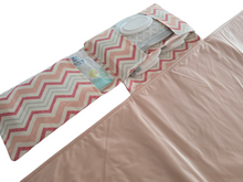 Load image into Gallery viewer, Pink Chevron Nappy change mat clutch DELUXE